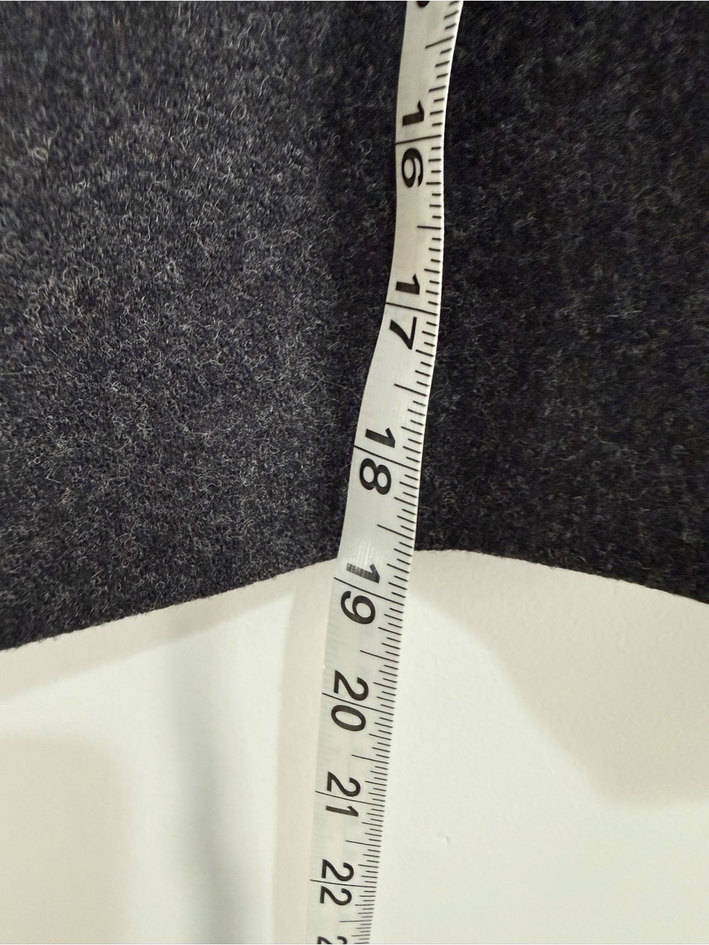 Eddie Bauer Wool Wrap Skirt Gray A Line Mini Size 10 Office Career Minimalist - Picture 5 of 8
